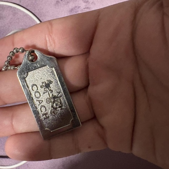 Coach Pink and Brown Suede Shoulder Bag - Picture 8 of 8